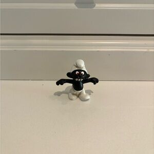 RARE Vintage Black Angry Smurf